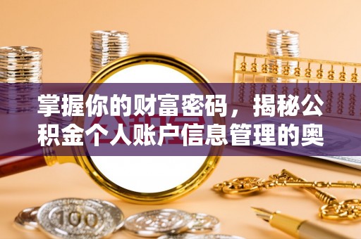 谢通门掌握你的财富密码，揭秘公积金个人账户信息管理的奥秘