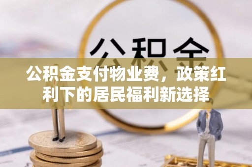 谢通门公积金支付物业费，政策红利下的居民福利新选择