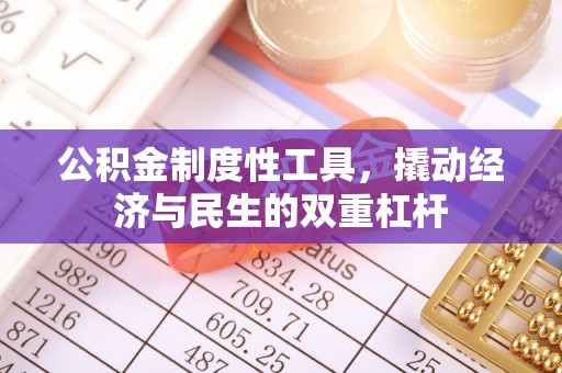 谢通门公积金制度性工具，撬动经济与民生的双重杠杆