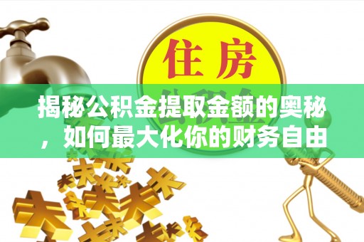 谢通门揭秘公积金提取金额的奥秘，如何最大化你的财务自由