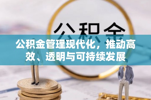 谢通门公积金管理现代化，推动高效、透明与可持续发展