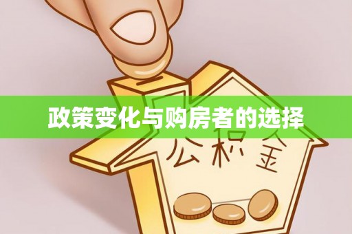 谢通门政策变化与购房者的选择