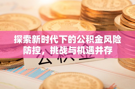 谢通门探索新时代下的公积金风险防控，挑战与机遇并存
