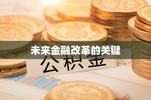 谢通门未来金融改革的关键