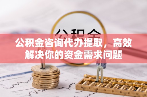 谢通门公积金咨询代办提取，高效解决你的资金需求问题