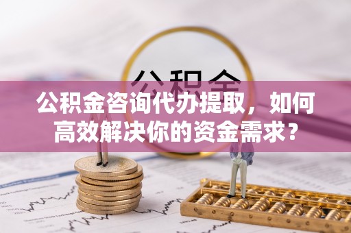 谢通门公积金咨询代办提取，如何高效解决你的资金需求？