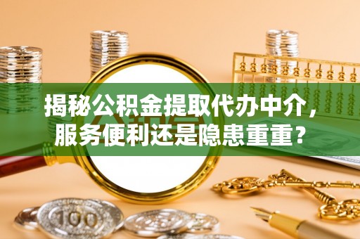 谢通门揭秘公积金提取代办中介，服务便利还是隐患重重？