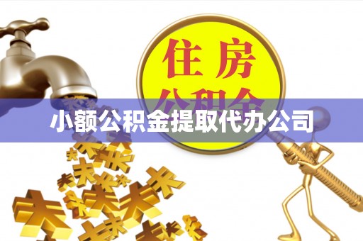 谢通门小额公积金提取代办公司