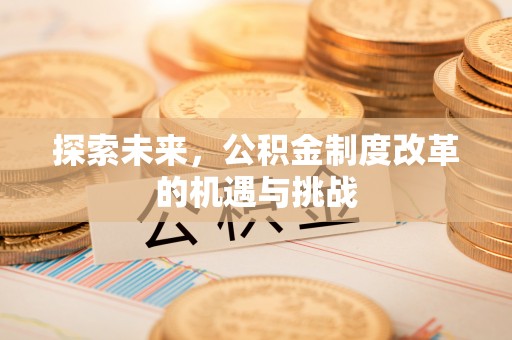 谢通门探索未来，公积金制度改革的机遇与挑战