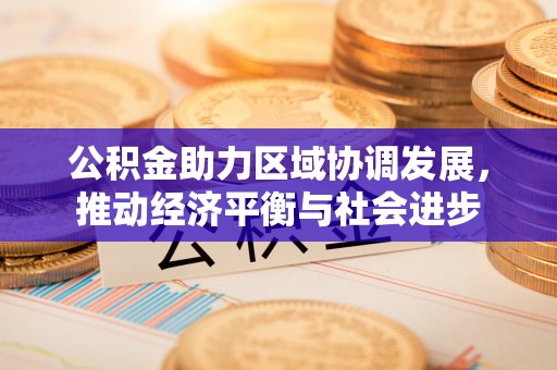 谢通门公积金助力区域协调发展，推动经济平衡与社会进步