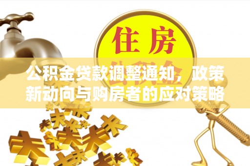 谢通门公积金贷款调整通知，政策新动向与购房者的应对策略