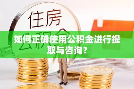 谢通门如何正确使用公积金进行提取与咨询？