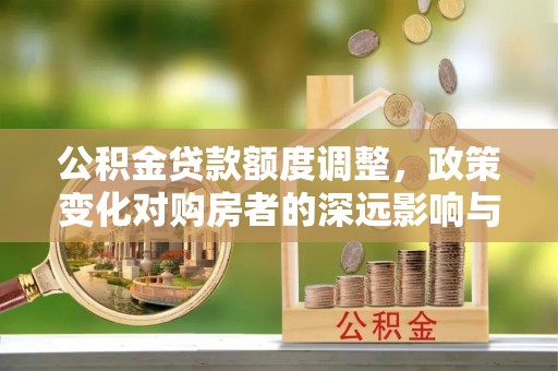 谢通门公积金贷款额度调整，政策变化对购房者的深远影响与应对策略