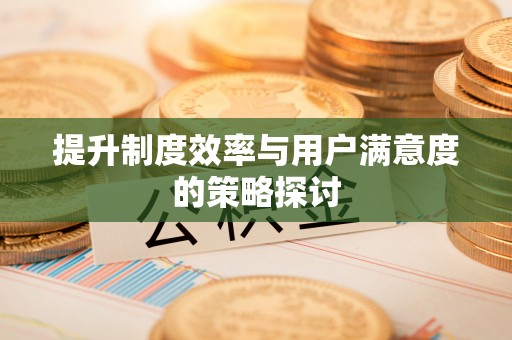 谢通门提升制度效率与用户满意度的策略探讨